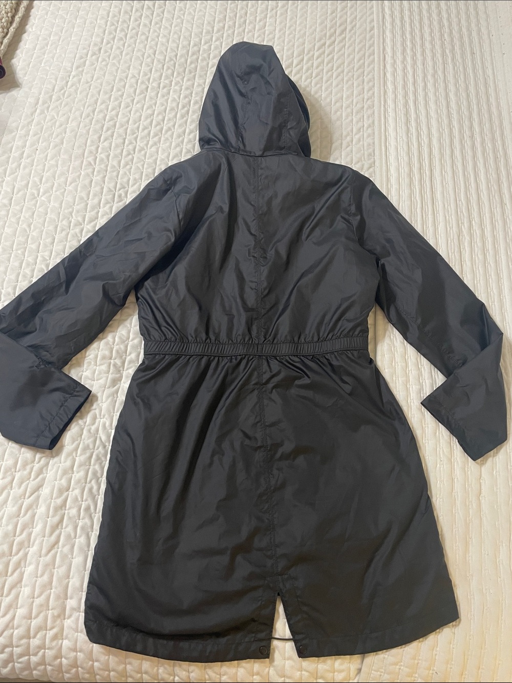 The North Face Black Hooded Rain Coat - Picture 4 of 4